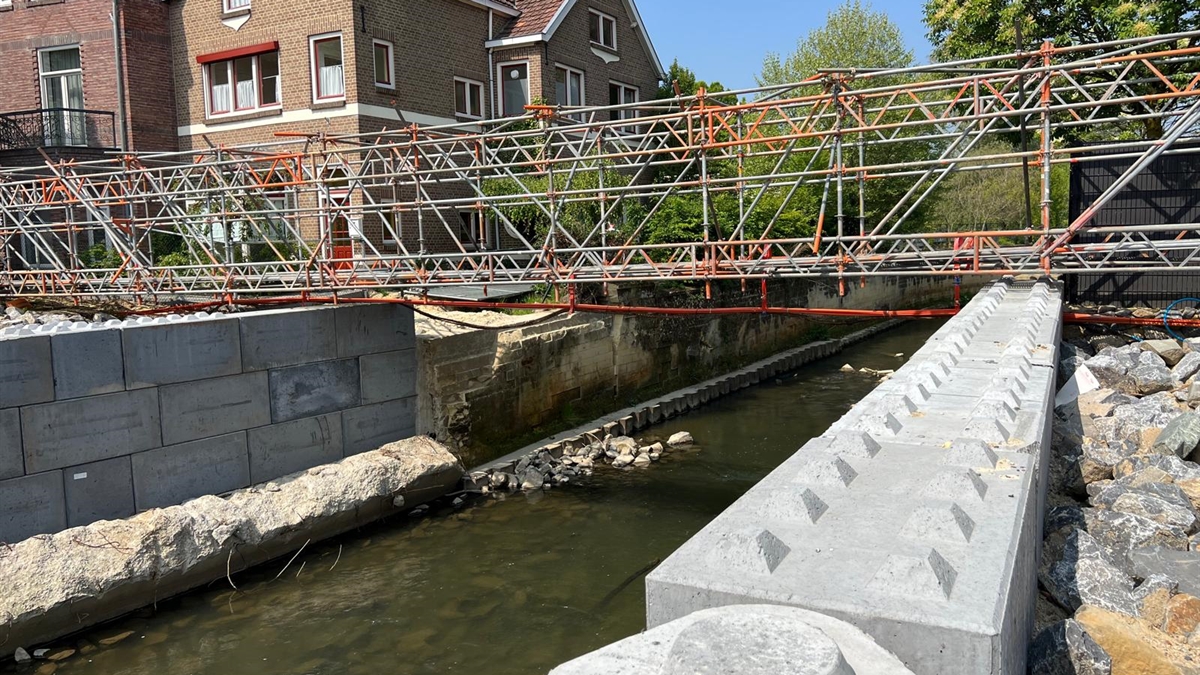 Herstel kademuren en brug Emmalaan Valkenburg