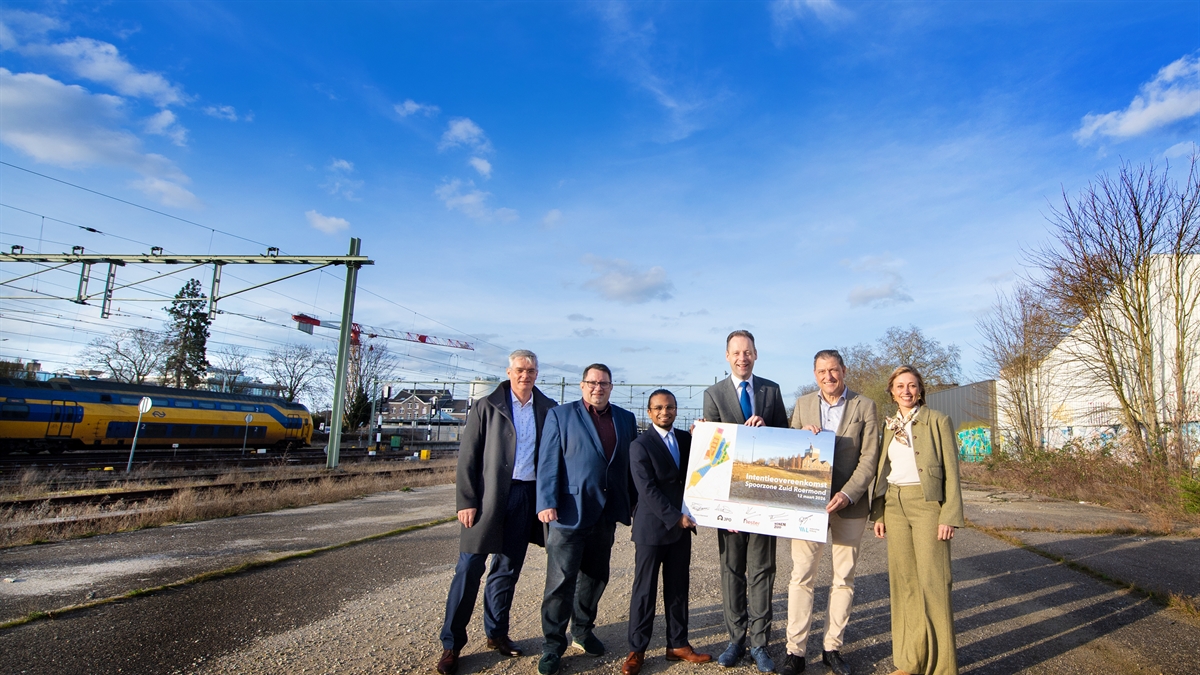 Intentieovereenkomst Spoorzone Zuid Roermond markeert belangrijke stap in gebiedsontwikkeling