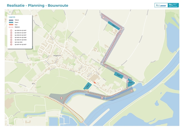 Buggenum overzicht planning dijkvakken