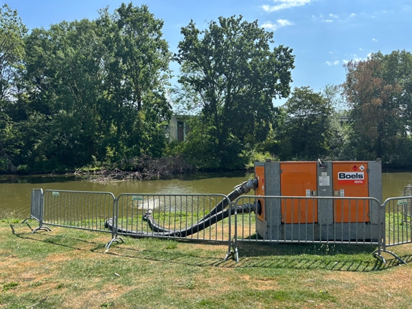 Pomp inzet voor toevoer water en zuurstof