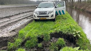 Inspectiewerk gegraven spoelsleuf