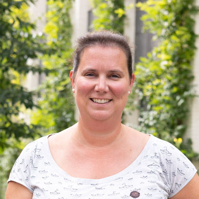Portretfoto Christel Aelen (Omgevingsmanager)