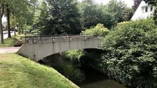 Brug over de Keutelbeek in Sittard