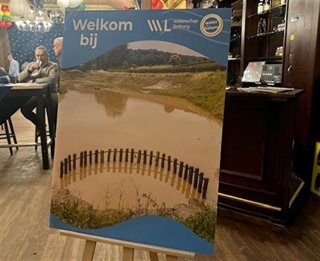 Bord Welkom bij Waterschap Limburg