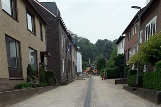 Goot die overtollig water moet afvoeren