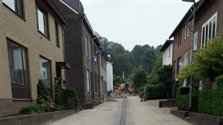 Goot die overtollig water moet afvoeren