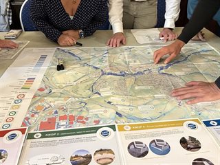 Plattegrond voor de inwonersavond