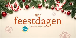 Tekst met fijne feestdagen