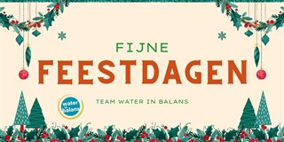 Tekst met Fijne feestdagen