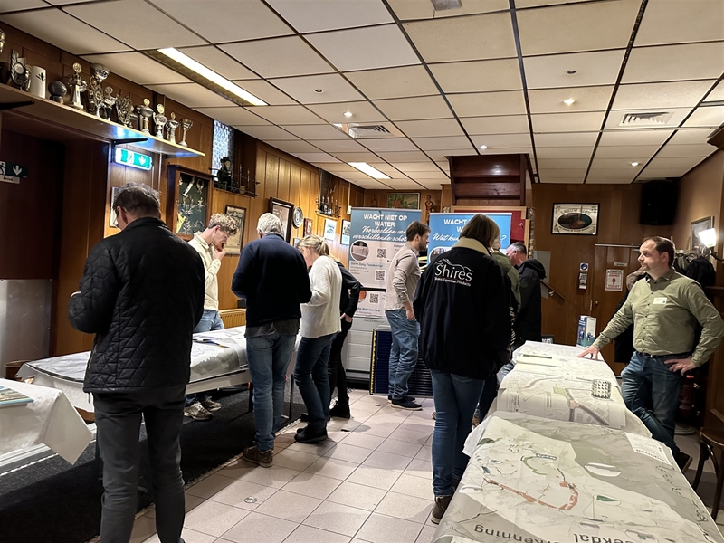 Stand met informatie