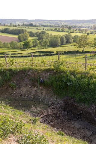 Een gegraven waterbuffer