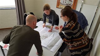 Informatiekaart tijdens bewonersbijeenkomst