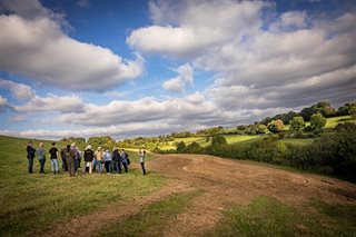 Wandeling in het gebied