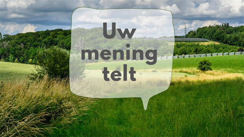 Tekst met uw mening telt