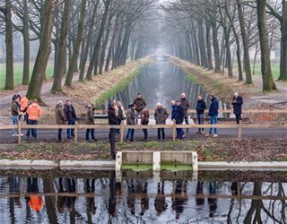 Samenkomst bij het nieuwe gemaal aan de Kanaalweg