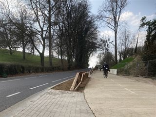 Nieuwe situatie van de Daelsweg