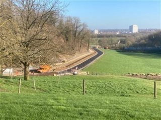 Nieuwe situatie van de Daelsweg