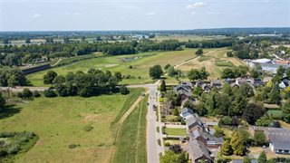Luchtfoto van de dijk