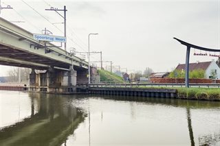 Zuid-Willemsvaart bij Spoorbrug Weert