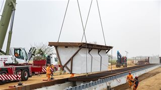 Plaatsen van waterkering