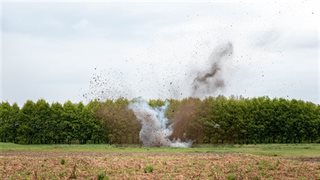 Munitie tot ontploffing gebracht