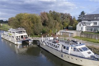 Aangemeerde boten