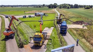 Aanleg nieuwe riooltransportleiding