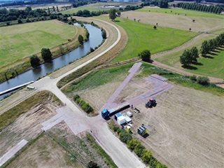 Leggen van rijplaten