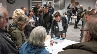 Informatie tijdens bijeenkomst