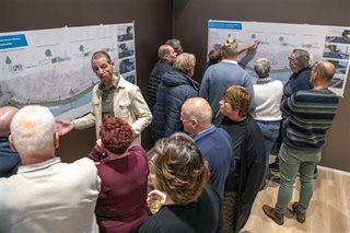Informatieborden tijdens de informatieavond