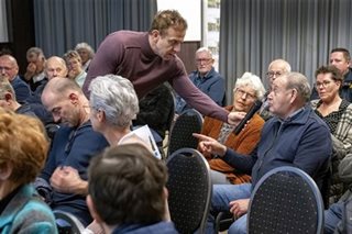 Vraag tijdens de informatiebijeenkomst