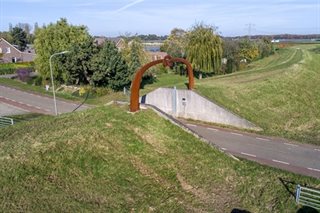 Weg en dijkverhoging
