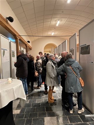 Informatieborden tijdens inloopbijeenkomst