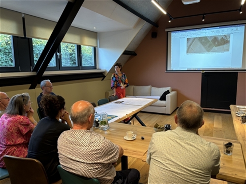Presentatie tijdens bijeenkomst