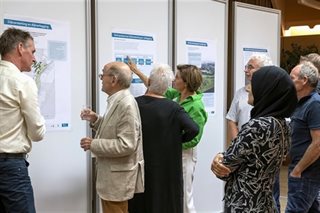 Informatie tijdens bijeenkomst