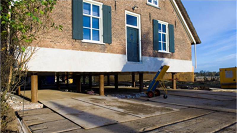 Ophoging woning