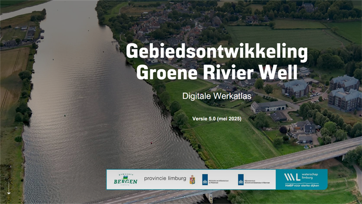 Omgeving met huizen en water