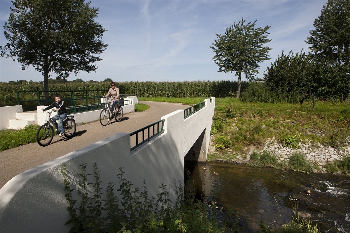 Fietsen Geleenbeek bij Munstergeleen