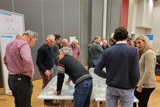Informatie tijdens bijeenkomst