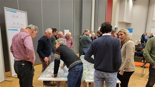 Informatie tijdens bijeenkomst