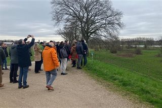 Excursie door het gebied Vierwaarden