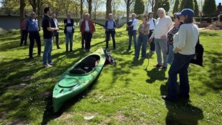 Bestuursleden op werkbezoek