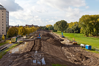 aanleg dijk venlo-zuid