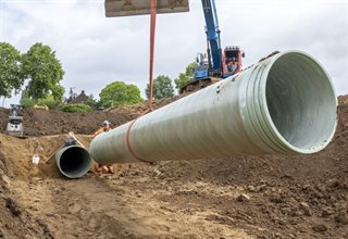Vervangen overstortbuis
