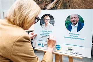 Ondertekening samenwerkingsovereenkomst door Josette van Wersch