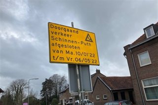Bord doorgaand verkeer afgesloten