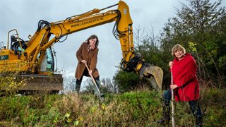 Eerste schop in de grond