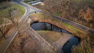 Luchtfoto vuilvanger Griendtsveen