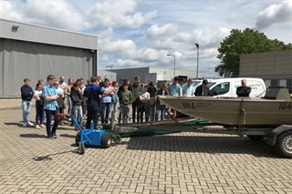 VWO-leerlingen bezoeken Waterschap Limburg