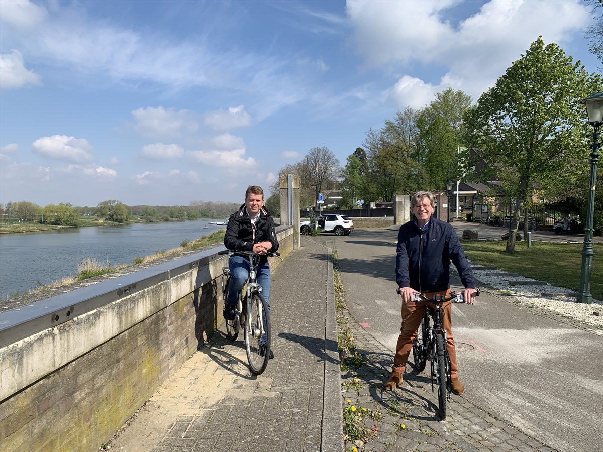 Jos Teeuwen en Ruud Geerlings in Steyl